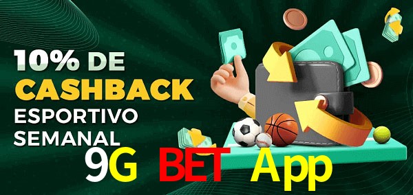 10% de bônus de cashback na 9G Bet App